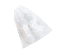 GLOGLOW Sac de Protection de Chaussures Non tissé et Respirant, Fermeture à Cordon, Sac de Rangement Anti-jaunissement pour Baskets, Pantoufles, Organisateur de Voyage avec (Grande Taille 3,8x7,8 cm)