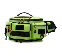 GLOGLOW Sacs et Emballages de Rangement pour Matériel de Pêche, Pack 36 X 15 X 19 Cm, Extensible, Multi-Compartiments, Crochets Externes pour Hommes, Pêche, Cyclisme, Randonnée, Shopping, Sac à