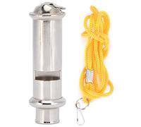 GLOGLOW Sifflet d'entraînement pour oiseaux, pigeons, perroquets, outils d'entraînement pour animaux de compagnie, portable, léger, en acier inoxydable, avec cordon tour de cou