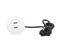 GLOGLOW Sofa USB Charging Pobite, Double Socket de Charge USB Pobite Inclinable de Charge pour Usage Domestique (White)