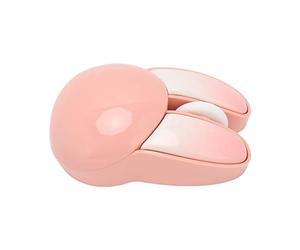 GLOGLOW Souris Kawaii, Souris sans Fil 2,4 G à 3 Boutons, Portée Efficace de 33 Pieds, Conception Symétrique pour café pour Filles (Rose Sakura)