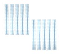 GLOGLOW Spine de Liaison, Colonne Vertébrale de Liaison à Bande, Peigne de Peigne Nan en Plastique de 1/2 Pouce (bleu clair)