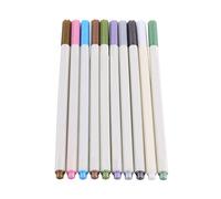 GLOGLOW Stylos de Marqueur 10pcs, Coloriage Facile à Utiliser Facile à Utiliser Portable à Poids Léger pour écriture Affiche Coloriage de Bureau de Bureau de Bricolage