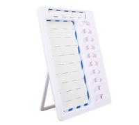 GLOGLOW Tableau de Liste de Contrôle des Corvées, Tableau de Tâches Coulissant Effaçable avec Aimant pour Enfants, Bureau à Domicile, Dortoir de Camping-car