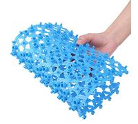 GLOGLOW Tapis en Plastique pour Animaux de Compagnie, Tapis Emboîtables en Plastique pour Animaux de Compagnie, avec Conception Creuse Antidérapante, pour Cage pour de, (Blue)