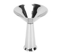 GLOGLOW Tasse de Crème Glacée en Acier Inoxydable, Design élégant Stable élégant de Dessert de Dessert Facile à Nettoyer pour les Puddings de Crème Glacée Salades de Fruits de Yogourt (Conique)