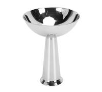 GLOGLOW Tasse de Crème Glacée en Acier Inoxydable, Design élégant Stable élégant de Dessert de Dessert Facile à Nettoyer pour les Puddings de Crème Glacée Salades de Fruits de Yogourt (Rond)