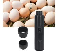 GLOGLOW Testeur d'Œufs LED Rechargeable, Lampe de Poche Sans Fil, 2 Embouts en Caoutchouc Souple pour Œufs de Poule, Caille, Canari et Oie