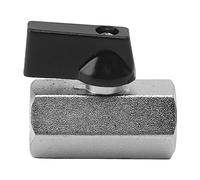 GLOGLOW Vanne à Billes à Gaz, Cote de Gaz épaissie du Noyau en Cuivre pour Chauffage à Eau Domestique Pipeline Pipe (3/8)