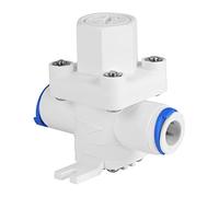 GLOGLOW Vanne de Réduction de la Pression de l'eau, Soupapes de Décharge pour les Systèmes d'osmose Inverse, Empêche les Pointes et les Surtensions de l'eau, s'adapte à 3/8 PushFit Tube, Idéal