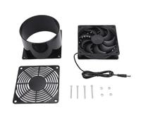 GLOGLOW Ventilateur de Ventilation à énergie Solaire, Conception de la Bride 5-12V Basse Tension Grande Flèche D'échappement écologiste pour le Débit D'air pour le Hangar de Poulet en