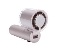 GLOGLOW Ventilateur Portatif Rafraîchissant à Glace, 5 Vitesses Affichage Numérique, Pliable Rechargeable 3000mAh pour Camping Extérieur (Champagne Or)