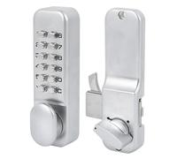 GLOGLOW Verrouillage combiné pour le Verrouillage du Mot de Passe du Balcon pour la sécurité à Domicile Accès sans clé Alloy Zinc 1 11 Chiffres Mécaniques Nan Nan