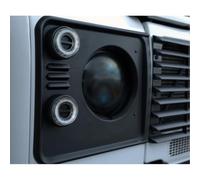 Glohh GL-2 Feux avants LED compatible avec Landrover 90/110 1983-1990 & Defender (LD) 1990-2016 - Claire (4-pièces)