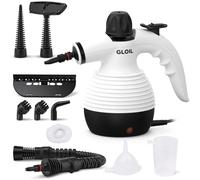 GLOIL Nettoyeur vapeur portable multifonction avec 10 accessoires, convient pour la graisse de cuisine, les carreaux de salle de bain, les canapés, les rideaux, etc.