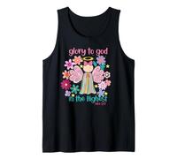 Gloire à Dieu dans Le Plus Haut Ange Luc 2:14 Christian Débardeur