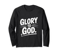 Gloire à Dieu, Foi chrétienne inspirante Manche Longue