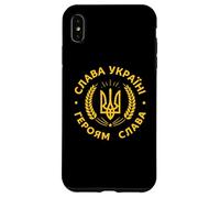 Gloire à l'Ukraine Gloire aux héros Ukrainiens Tryzub Coque pour iPhone XS Max