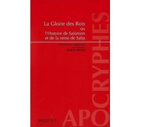 GLOIRE DES ROIS OU L'HIST. DE SALOMON ET DE LA REINE DE SABA