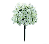 Gloire du Matin Artificielle 55cm pour fleur Réaliste Extérieur | Matériau pour pe pour premium, couleurs vives durables, résiste au pour soleil, ne se pas pour année après année