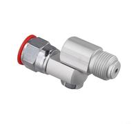 Glomc 287030 Vanne d'arrêt de pulvérisation sans air avec embout pivotant à 180°, plage de pression de 700 à 3600 psi, compatible avec filetage de 2,2 cm pour Wagner et pour pulvérisateurs de peinture