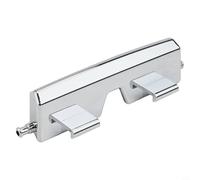 Glomc Accoudoir de console centrale avec clip de verrouillage pour Land For Rover Discovery 3/4 et pour Range Rover Sport 2010-2014, ABS argenté