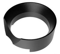 Glomc Anneau collecteur de marc de café de 58 mm, pour moulin à expresso CRM3912c, construction robuste pour éviter le désordre, contenance efficace des sols pour des plans de travail propres