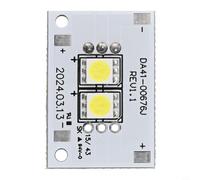 Glomc Bande lumineuse LED DA41-00676J pour réfrigérateur Samsung quatre portes modèles F261BEAESRAA/RF22K9381SGAA/RF22K9581SGAA, panneau 3 x 2 cm, réparation d'éclairage d'appareils de cuisine