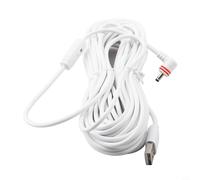 Glomc Câble d'alimentation et adaptateur pour Ring Spotlight Cam Plus/Pro et Reolink pour Argus Pro, câble de charge en TPE résistant aux intempéries pour surveillance de sécurité intérieure ou