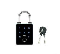 Glomc Cadenas étanche intelligent avec contrôle par application et plusieurs pour déverrouiller les méthodes, alliage d'aluminium, IP65, stocke 30 mots de passe et 1000 cartes, pour Tuya pour Tt Lock