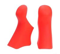 Glomc Capuchons de levier de frein en silicone pour ST2300/3400, capot ergonomique pour une expérience de cyclisme optimale (rouge)