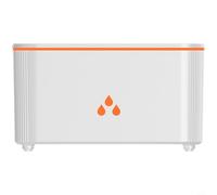 Glomc Diffuseur d'arômes et humidificateur à effet de flamme, brumisateur d'huiles essentielles avec lumières LED 7 couleurs, design silencieux pour se détendre à la maison, chambre à coucher ou