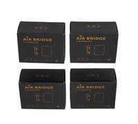 Glomc Écouteur de surveillance inauriculaire sans fil, avec émetteur et récepteur, pour répétition de bande/performance en direct (1 tran 3 récepteurs)