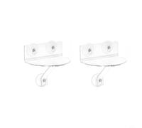 Glomc Étagères de fenêtre en acrylique pour plantes, étagère à ventouse en acrylique, extension de rebord de fenêtre, peut supporter 2 à 5 kg, décoration d'intérieur pour jardin d'herbes aromatiques