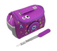 Glomc Étui de transport pour kit de démarrage Toniebox, pour lecteur audio Toniebox 2, sac de transport de rangement, quatre couleurs disponibles : rouge, rose, violet, gris (violet)