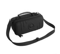 Glomc Étui de voyage rigide imperméable pour haut-parleur Marshall Middleton II, boîte de protection antichoc en EVA avec bandoulière, sac de rangement portable, pour le camping en plein air (noir)