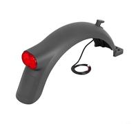Glomc Garde-boue arrière avec crochet de feu arrière pour scooter électrique Xiaomi 5, en plastique ABS pour garde-boue et eau pour une conduite sûre par mauvais temps