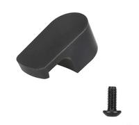 Glomc Garde-boue arrière pour scooter électrique, compatible avec Segway pour Ninebot MAX et G2, plastique pour garde-boue, 315 x 154 x 110 mm, noir (crochet)