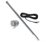 Glomc Hélium optimisé 12DBi pour antenne omni en fibre de verre pour passerelles LoRaWAN, 868 MHz/915 MHz, connecteur N-mâle, antenne omnidirectionnelle extérieure de 55 cm (kit d'antenne)