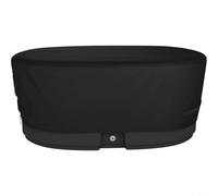 Glomc Housse de protection ovale pour piscine extérieure, protection solaire ovale pour bain de glace, couverture de baignoire ovale pour bain de glace, piscine plongeante froide (134,6 x 86,4 x 45,7