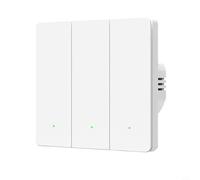Glomc Interrupteur mural intelligent Zigbee pour Tuya, pas de fil neutre nécessaire, capteur de présence marche/arrêt automatique, fonctionne pour Alexa et Google Home, détection 10 GHz, matériau ABS