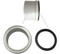 Glomc Kit 3 pièces 5,1 cm en PVC avec joints toriques en nitrile pour chlorinateur de sel Hayward T-3 Aquarite piscine et spa pour une utilisation en extérieur