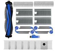 Glomc Kit de 14 pièces pour Ecovacs pour Deebot T80 pour Omni avec brosse principale, filtres HEPA, sacs de 3 L, brosses latérales et lingettes serpillères