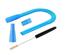 Glomc Kit de nettoyage pour grille d'aération de sèche-linge, embout flexible avec brosse anti-peluches et suceur plat pour nettoyage en profondeur des aérations de sèche-linge compatible avec la