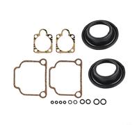 Glomc Kit de reconstruction de carburateur de tondeuse à gazon pour moteur R100 refroidi par air avec kit de pièces de carburateur de 40 mm, composants de rechange pour l'entretien du jardin