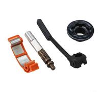 Glomc Kit de tuyau de pression de montage de pompe à huile avec tuyau, turbine, pompe, couvercle de bloc de cylindre pour tronçonneuse modèles 435, 440E, 445, 450, 544084202 pour coupe de bois en