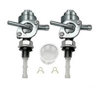 Glomc Kit de valve d'arrêt de carburant pour Honda Eu2000I Eu3000I, filetage M10 x 1,25, lot de 2 avec filtre pour moteurs de 5,5 à 16 ch
