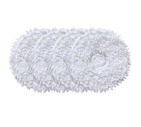 Glomc Lot de 4 chiffons en microfibre pour aspirateur robot Eureka J12 Ultra, pièces de rechange faciles à installer pour sols hygiéniques avec enfants et animaux domestiques, 4 pièces