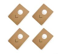Glomc Lot de 4 sacs à poussière de rechange de 3 L avec filtration à 5 couches pour Eureka Stylus et pour aspirateur sans fil Elite Nec490Bl - Matériau non tissé, idéal pour les maisons avec des