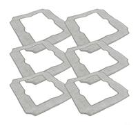Glomc Lot de 6 serpillères de rechange pour aspirateur robot Liectroux YW509, lavables à 40 °C, en microfibre très absorbante avec design complet